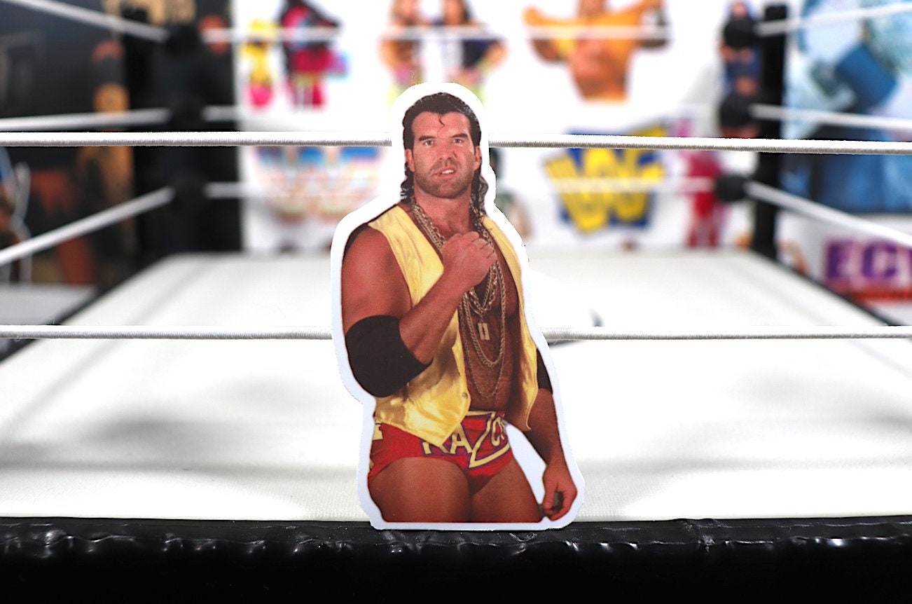 R@Z0r H@ll Sticker No.9 [Scott Hall - Ric Flair -  Hulk Hogan - Randy Savage - Ultimate Warrior]