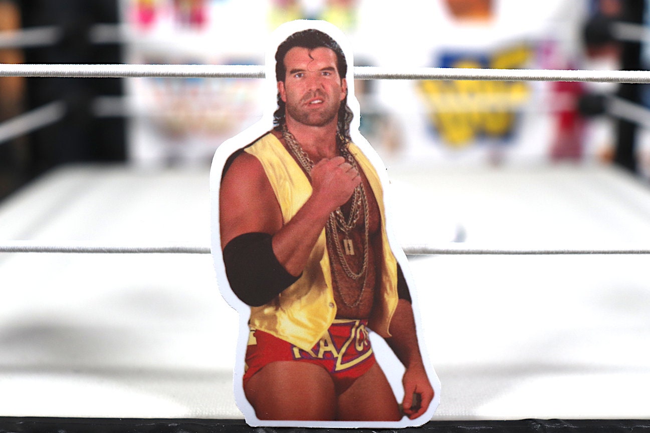 R@Z0r H@ll Sticker No.9 [Scott Hall - Ric Flair -  Hulk Hogan - Randy Savage - Ultimate Warrior]