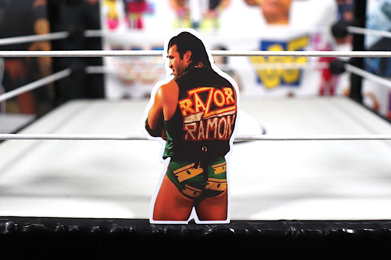 R@Z0r H@ll Sticker No.12 [Scott Hall - Ric Flair -  Hulk Hogan - Randy Savage - Ultimate Warrior]