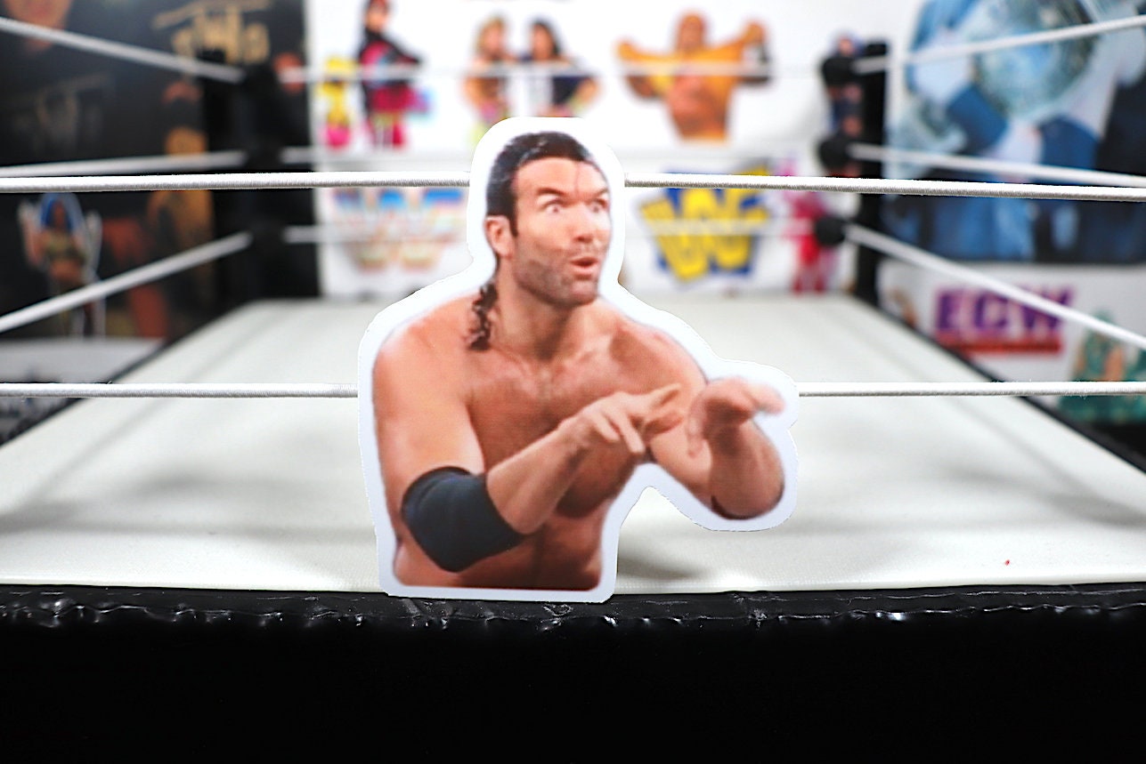 Scott Hall "Spooky Fingers" Sticker [Ric Flair -  Hulk Hogan - Randy Savage - Ultimate Warrior - Kevin Nash]