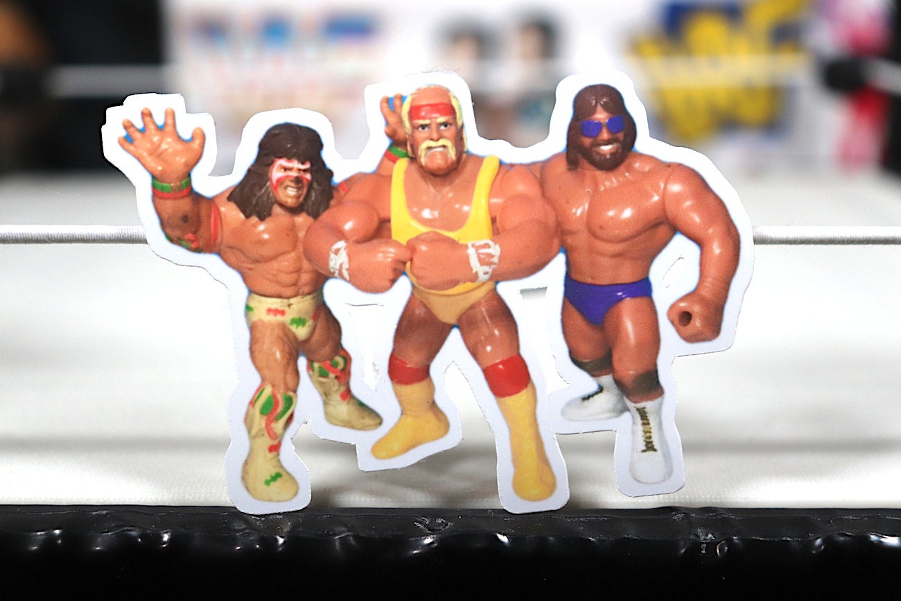 Hogan x Warrior x Savage Retro Figures Sticker