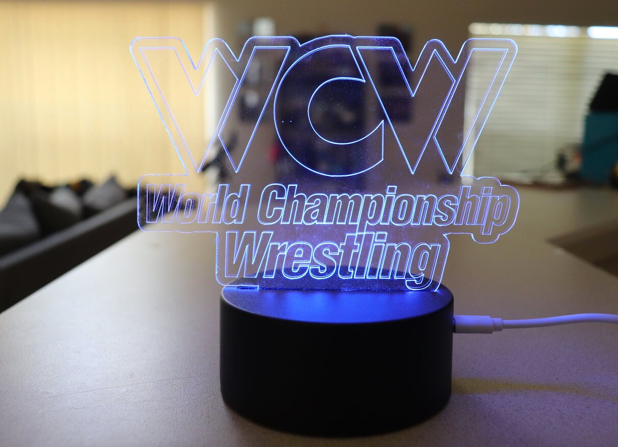 VVCVV LED Light [Hulk Hogan - Ric Flair - Macho Man - Wrestling - Randy Savage - Birthday - Gift - Home Decor - Lamp - Office - Desk]