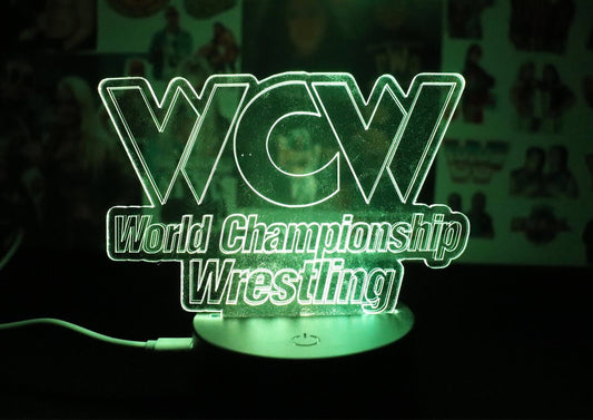 VVCVV LED Light [Hulk Hogan - Ric Flair - Macho Man - Wrestling - Randy Savage - Birthday - Gift - Home Decor - Lamp - Office - Desk]