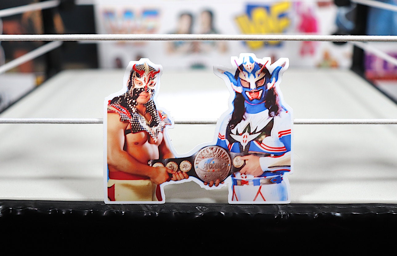 Ultimo Dragon & Jushin Thunder Liger Sticker (AJPW, NJPW, Hulk Hogan, Ric Flair, Japan, Randy Savage, Ultimate Warrior, Bret Hart, Mexico)