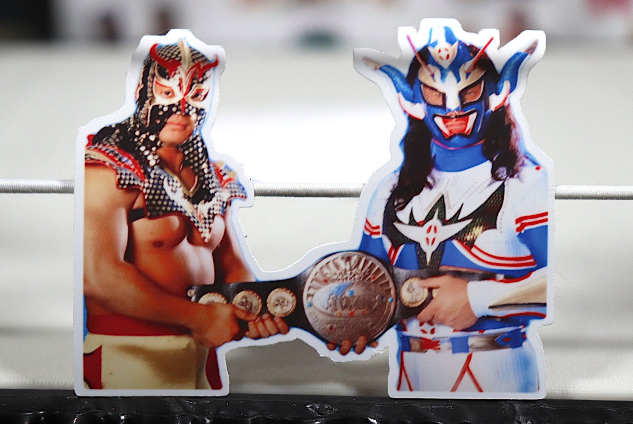 Ultimo Dragon & Jushin Thunder Liger Sticker (AJPW, NJPW, Hulk Hogan, Ric Flair, Japan, Randy Savage, Ultimate Warrior, Bret Hart, Mexico)