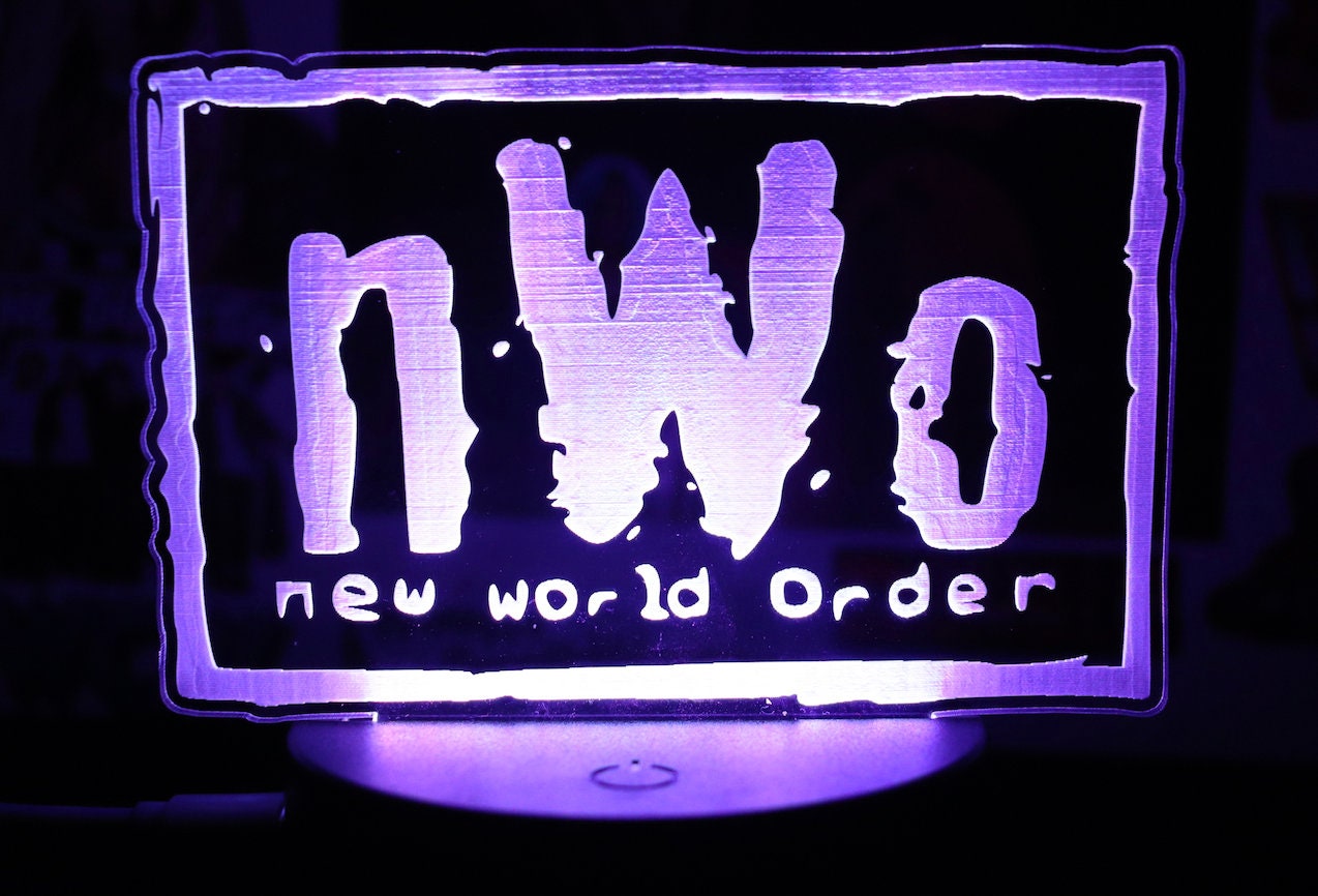 Nvv0 LED Light [Hulk Hogan - Scott Hall - Kevin Nash - Macho Man - Wrestling - Randy Savage - Birthday - Gift - Home Decor - Lamp]