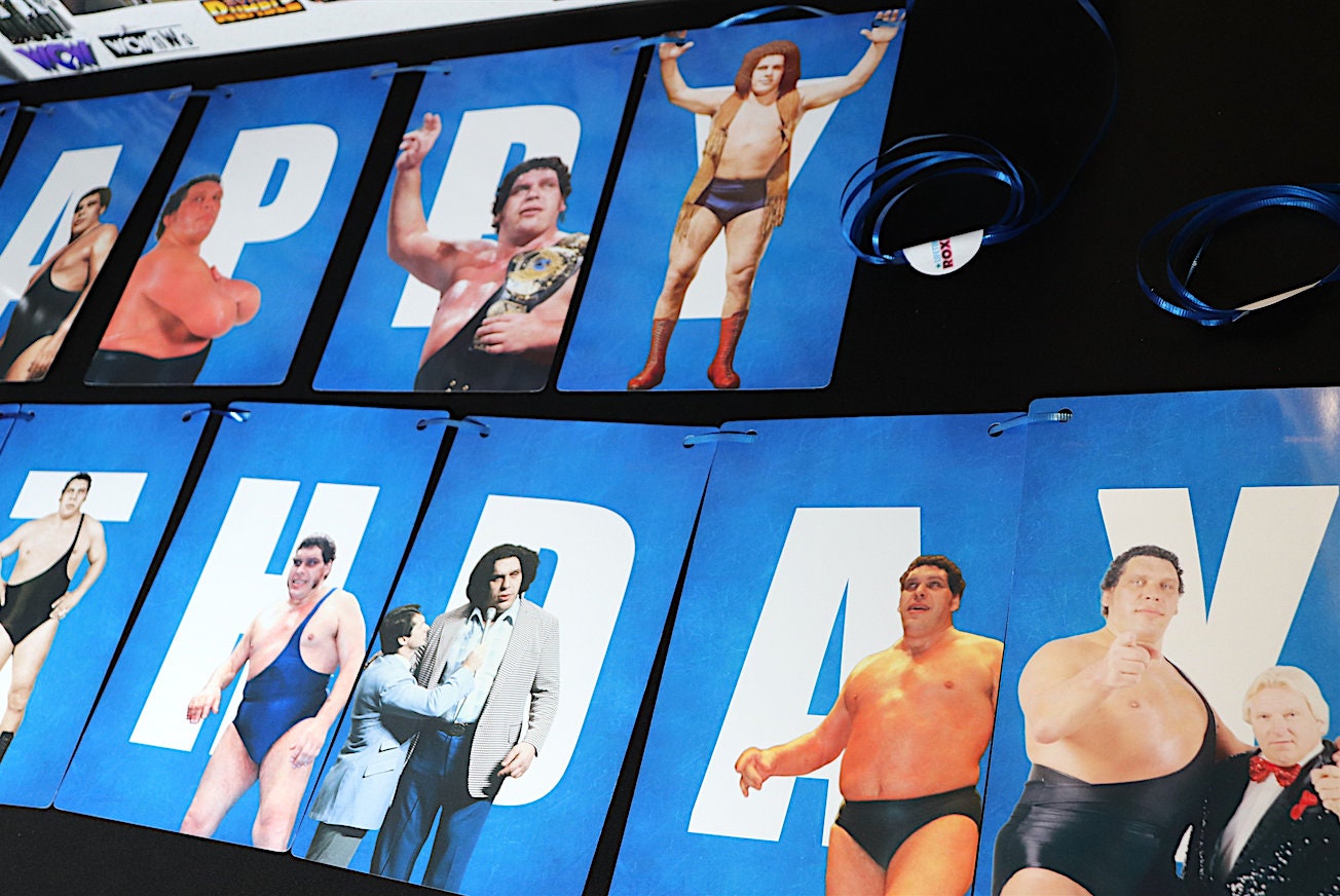 Andre The Giant Happy Birthday Banner