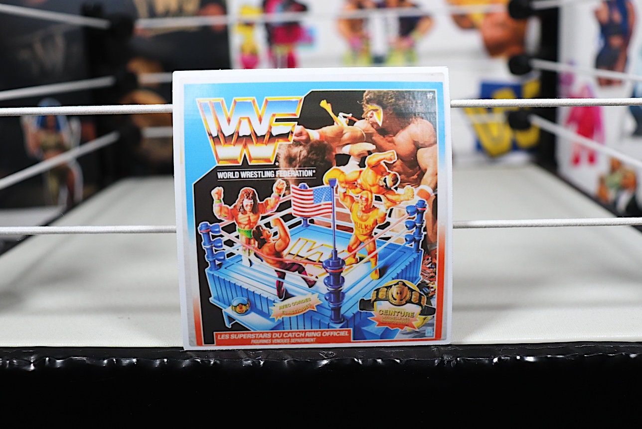 VV VV F H@sbr0 Ring Box Sticker (Wrestling - Retro - Stickers - Toys - Hulk Hogan - Ric Flair - Randy Savage - Bret Hart - Nostalgia)