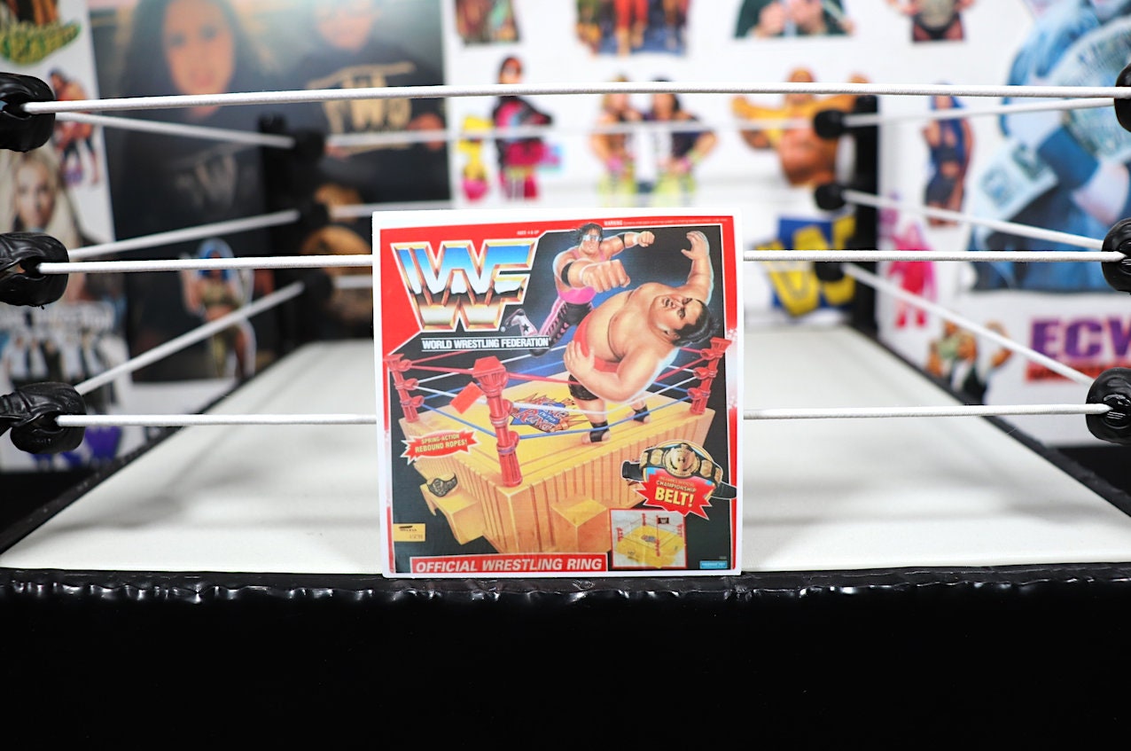 VV VV F H@sbr0 Ring Box Sticker V.2 (Wrestling - Retro - Stickers - Toys - Hulk Hogan - Ric Flair - Randy Savage - Bret Hart - Nostalgia)