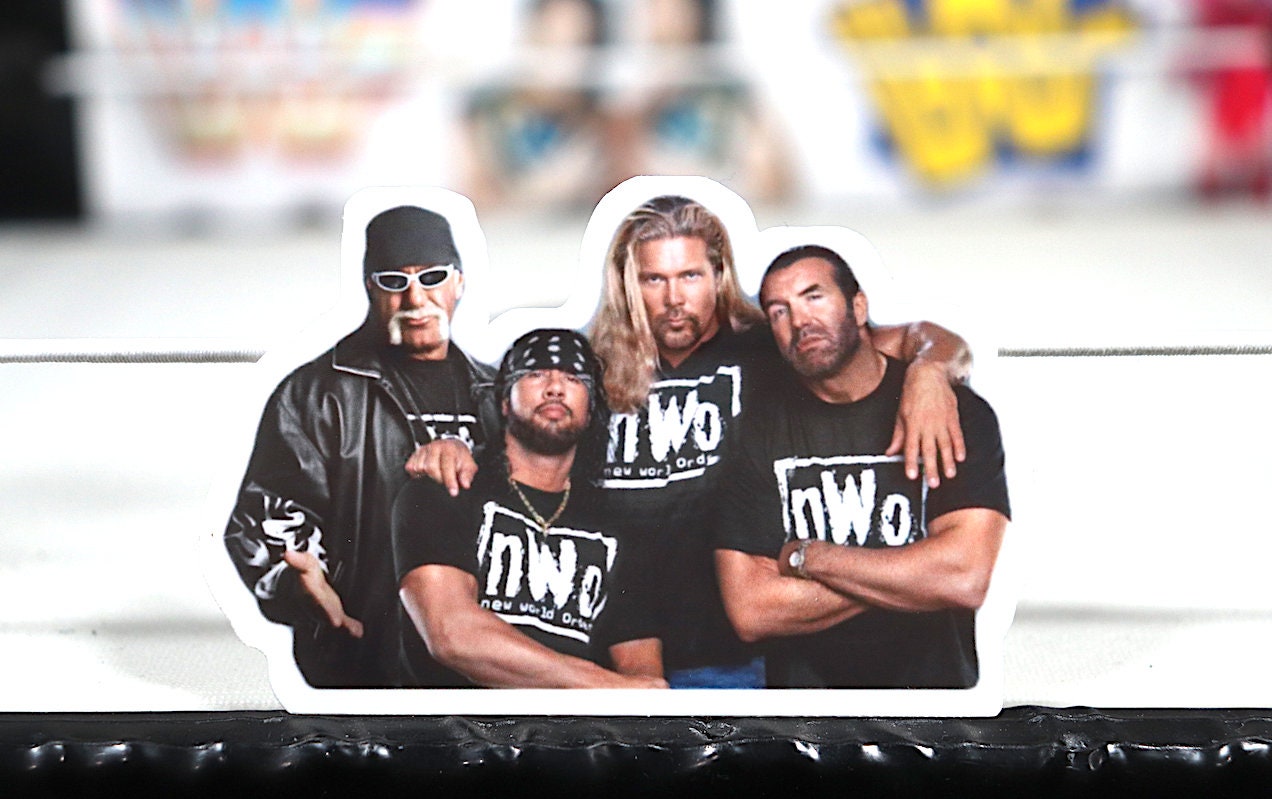 Nvv0 Sticker No.11 (Hulk Hogan - Scott Hall - Kevin Nash - Mr Perfect - Curt Hennig - Scott Steiner - Ric Flair - Randy Savage - Macho Man)