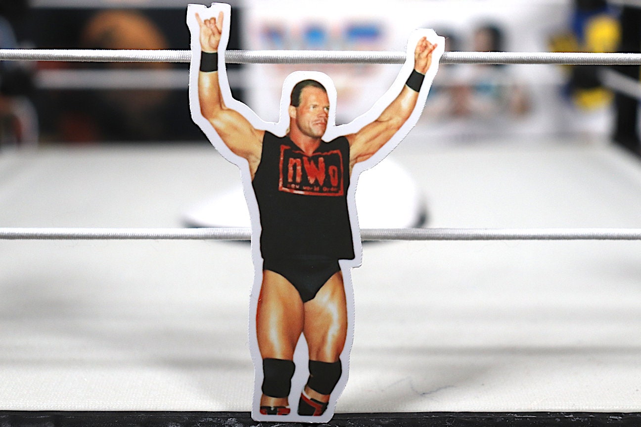 Lex Luger Sticker No.3 [Hulk Hogan - Ric Flair - Randy Savage - Ultimate Warrior - Bret Hart]