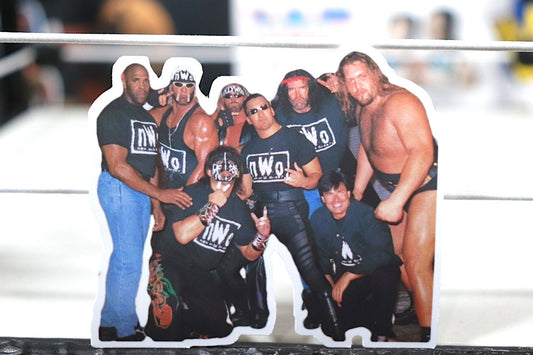 Nvv0 Sticker No.13 (Hulk Hogan - Scott Hall - Kevin Nash - Mr Perfect - Curt Hennig - Scott Steiner - Ric Flair - Randy Savage - Macho Man)