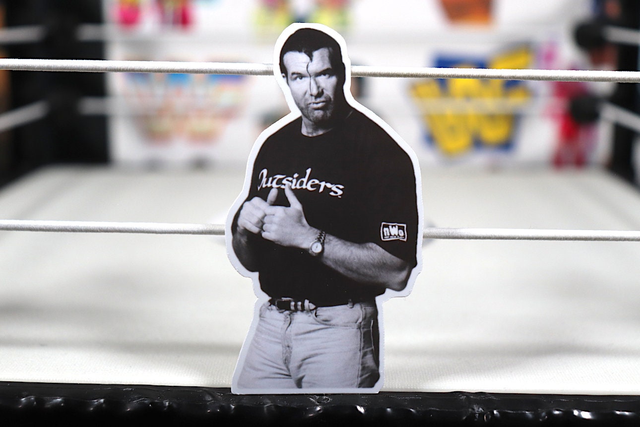 Scott Hall Sticker No.2 [Father's Day - Ric Flair -  Hulk Hogan - Randy Savage - Ultimate Warrior - Kevin Nash]