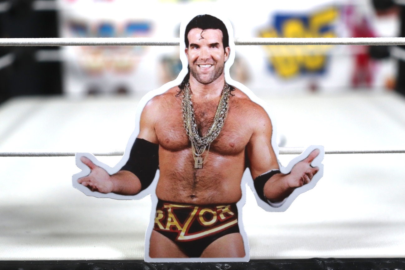 R@Z0r H@ll Sticker No.6 [Scott Hall - Ric Flair -  Hulk Hogan - Randy Savage - Ultimate Warrior]