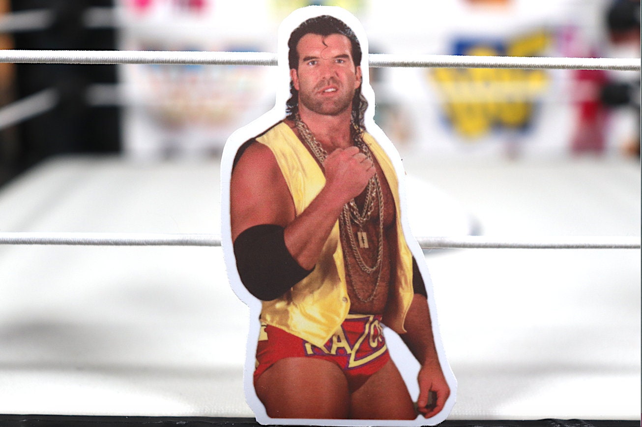 R@Z0r H@ll Sticker No.9 [Scott Hall - Ric Flair -  Hulk Hogan - Randy Savage - Ultimate Warrior]