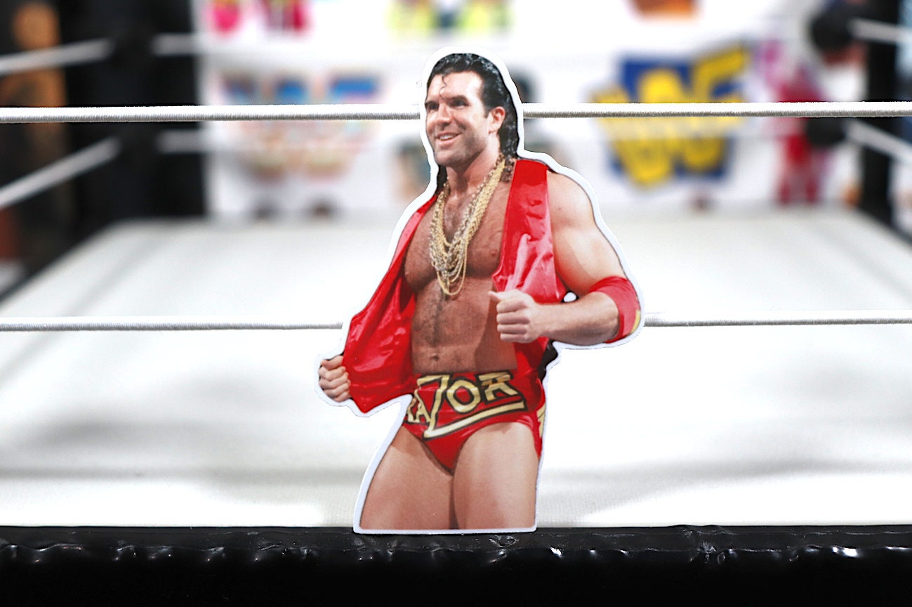 R@Z0r H@ll Sticker No.11 [Scott Hall - Ric Flair -  Hulk Hogan - Randy Savage - Ultimate Warrior]