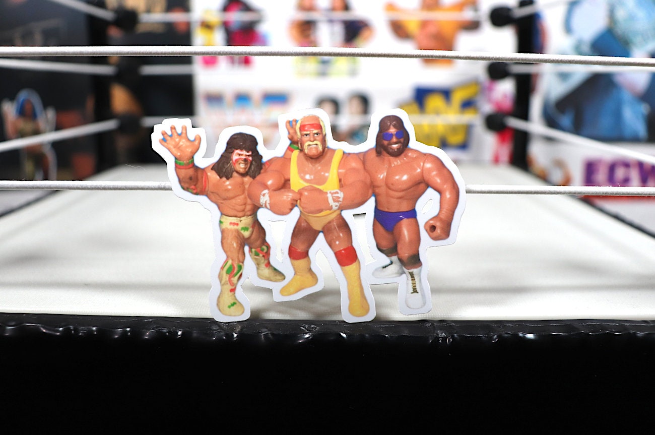 Hogan x Warrior x Savage Retro Figures Sticker