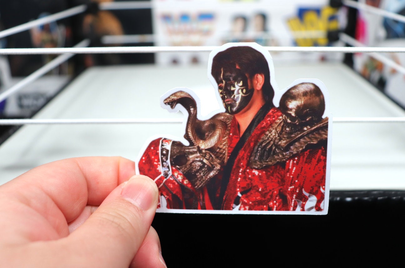 Great Muta Sticker 4 [Hulk Hogan - Ric Flair - Randy Savage - NJPW - Japan]