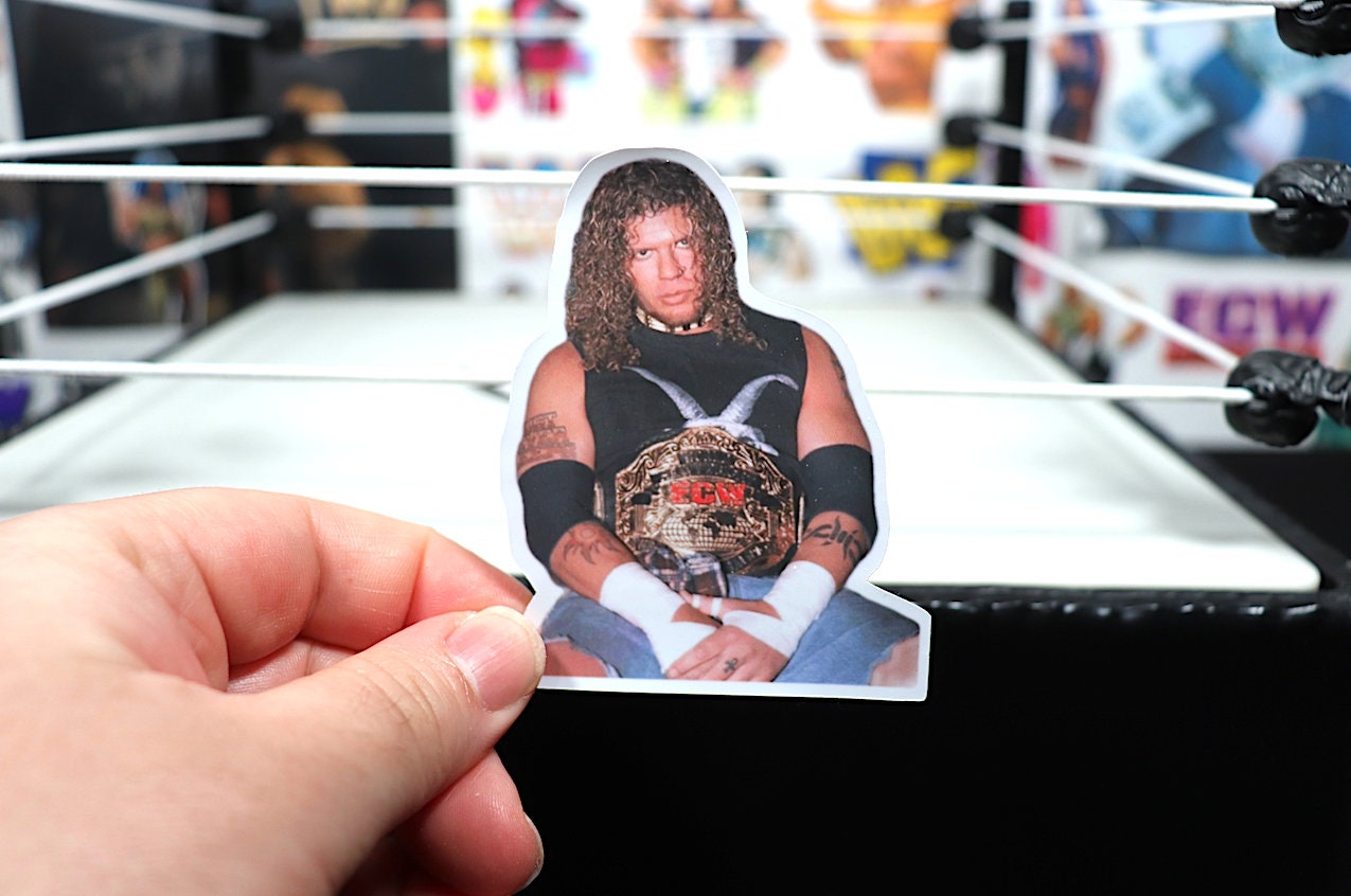 Raven Sticker No.2 [Raven - Ric Flair -  Hulk Hogan - Randy Savage - Ultimate Warrior - njpw - RVD]