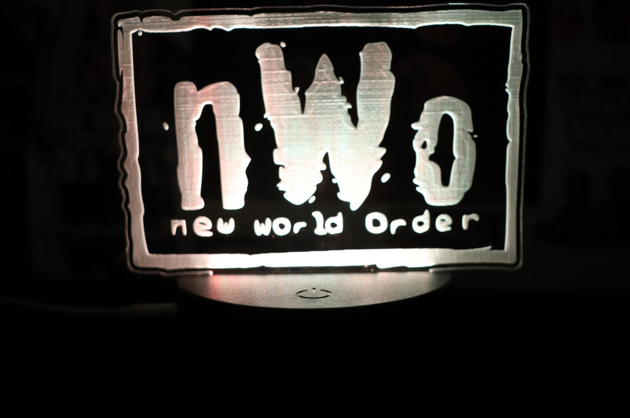 Nvv0 LED Light [Hulk Hogan - Scott Hall - Kevin Nash - Macho Man - Wrestling - Randy Savage - Birthday - Gift - Home Decor - Lamp]