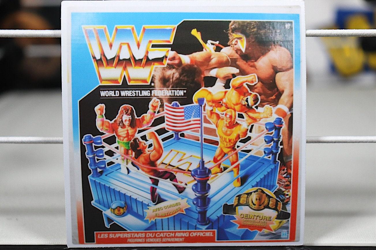 VV VV F H@sbr0 Ring Box Sticker (Wrestling - Retro - Stickers - Toys - Hulk Hogan - Ric Flair - Randy Savage - Bret Hart - Nostalgia)