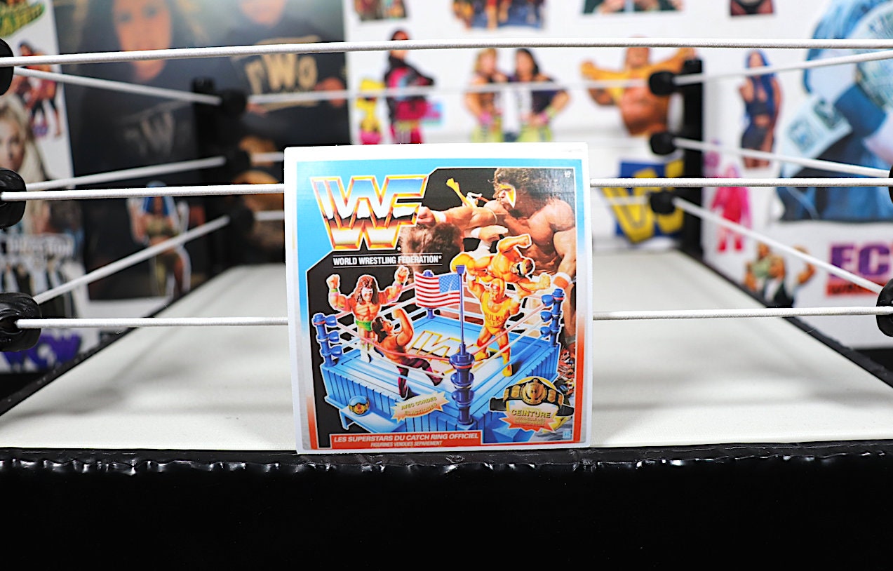 VV VV F H@sbr0 Ring Box Sticker (Wrestling - Retro - Stickers - Toys - Hulk Hogan - Ric Flair - Randy Savage - Bret Hart - Nostalgia)