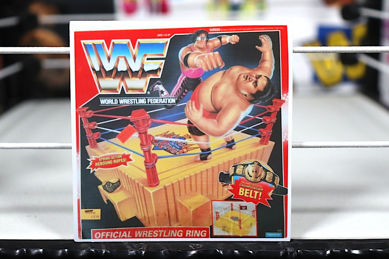 VV VV F H@sbr0 Ring Box Sticker V.2 (Wrestling - Retro - Stickers - Toys - Hulk Hogan - Ric Flair - Randy Savage - Bret Hart - Nostalgia)