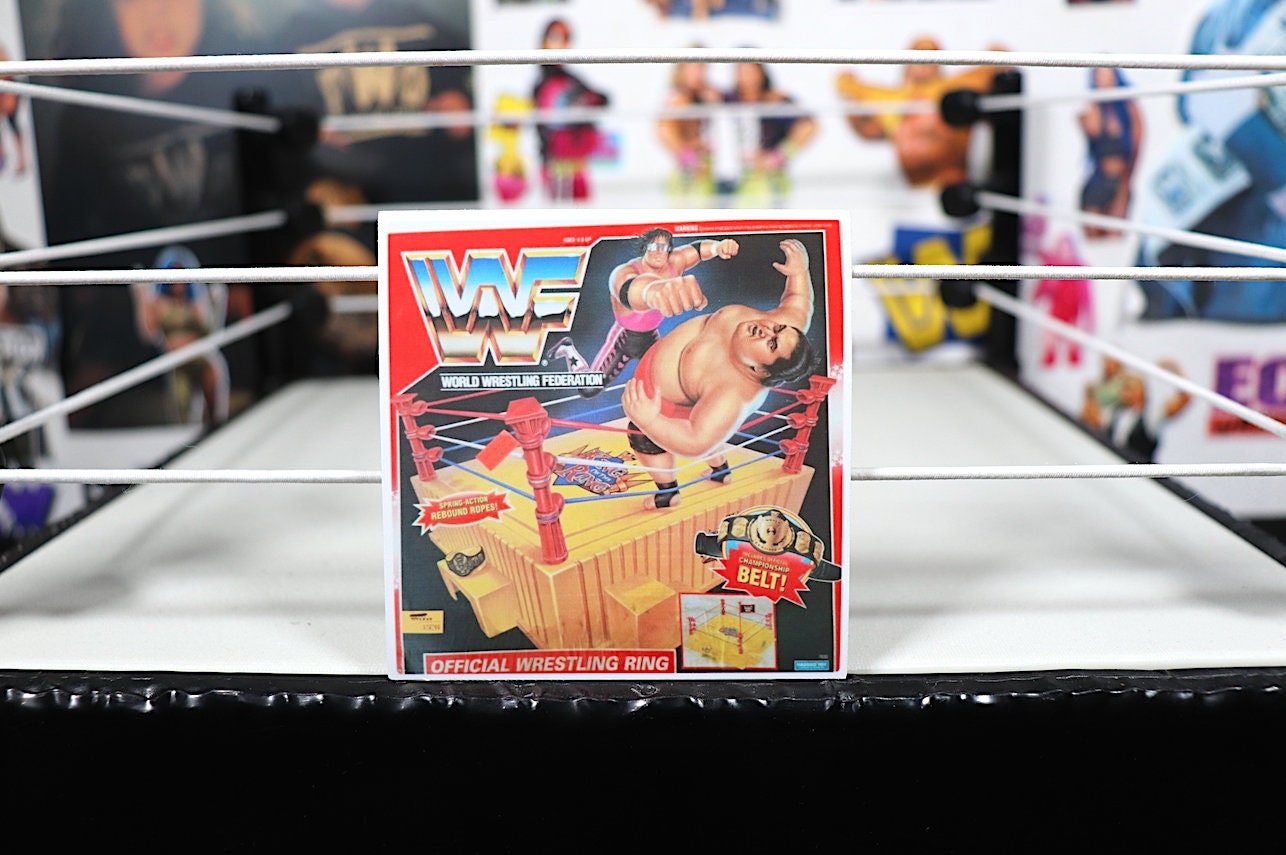 VV VV F H@sbr0 Ring Box Sticker V.2 (Wrestling - Retro - Stickers - Toys - Hulk Hogan - Ric Flair - Randy Savage - Bret Hart - Nostalgia)