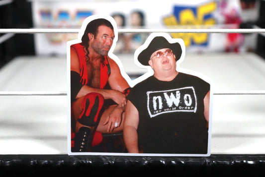 Scott Hall & Dusty Rhodes Sticker (Wrestling - Kevin Nash - Curt Hennig - Scott Steiner - Ric Flair - Randy Savage - Macho Man - Stickers)