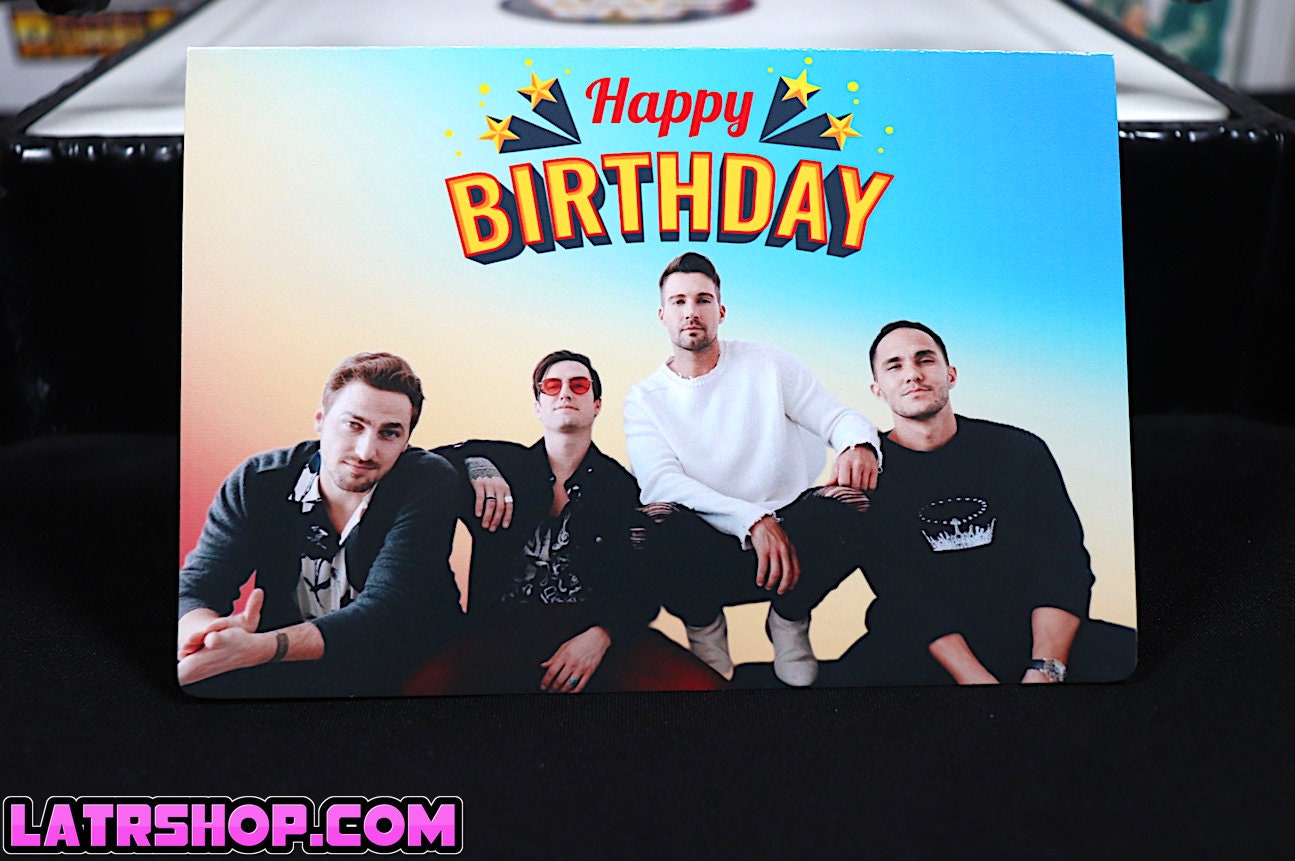 Big Time Rush Happy Birthday Card