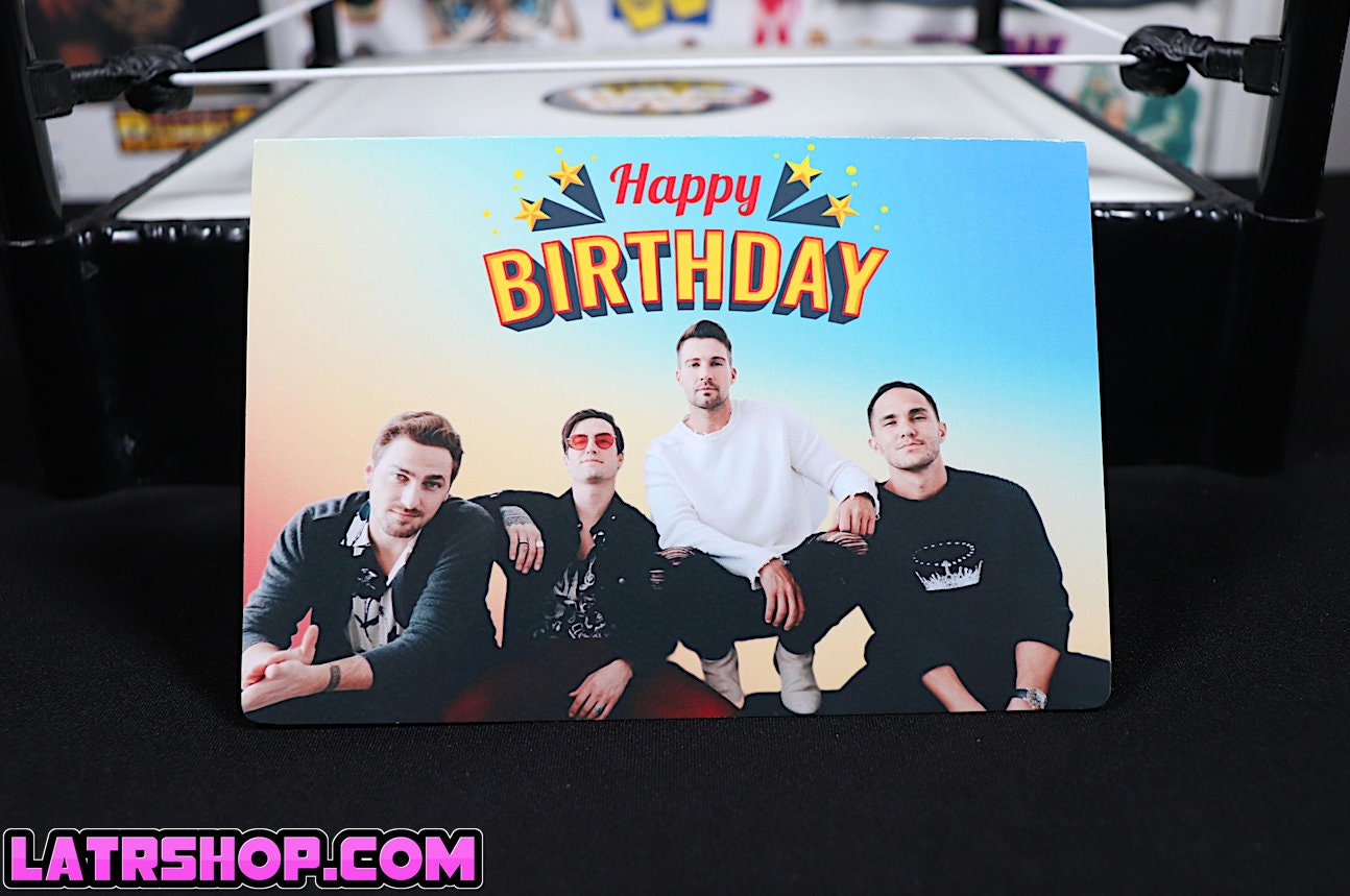 Big Time Rush Happy Birthday Card