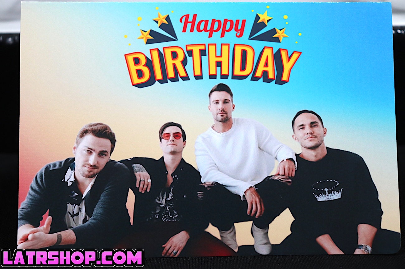 Big Time Rush Happy Birthday Card