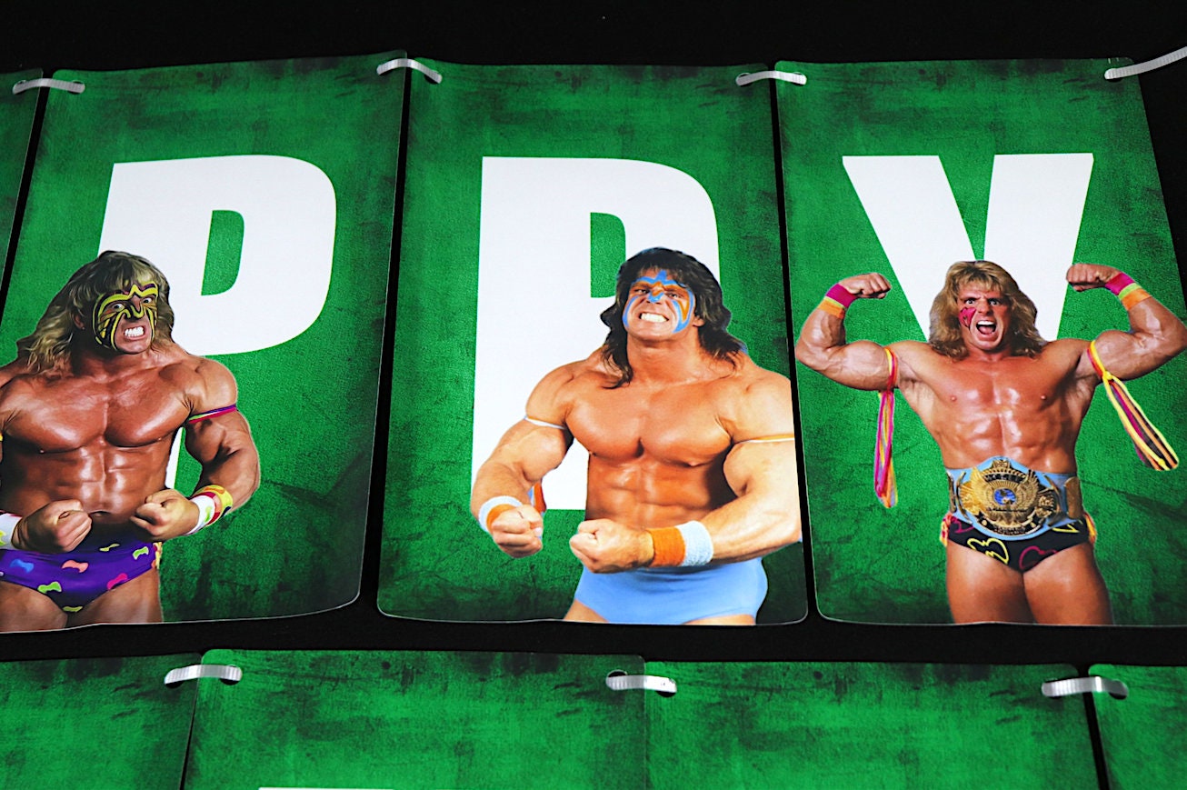 Ultimate Warrior Happy Birthday Banner