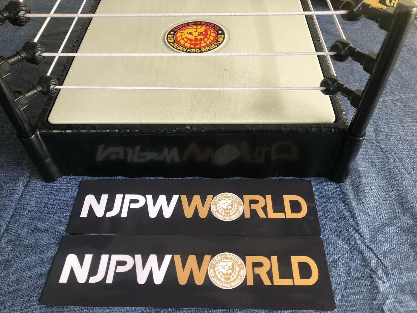 NJPW Basic Ring Stickers (Toys . Action Figures . Hulk Hogan . Randy Savage . Bret Hart . Children . Kids . Japan . Gift . Halloween)