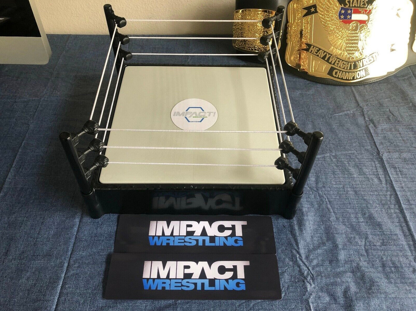 Impact Wrestling Basic Ring Stickers (Toys . Action Figures . Hulk Hogan . Randy Savage . Bret Hart . Children . Kids . Halloween)