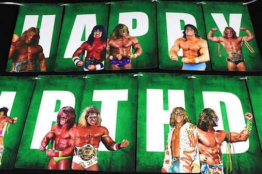 Ultimate Warrior Happy Birthday Banner