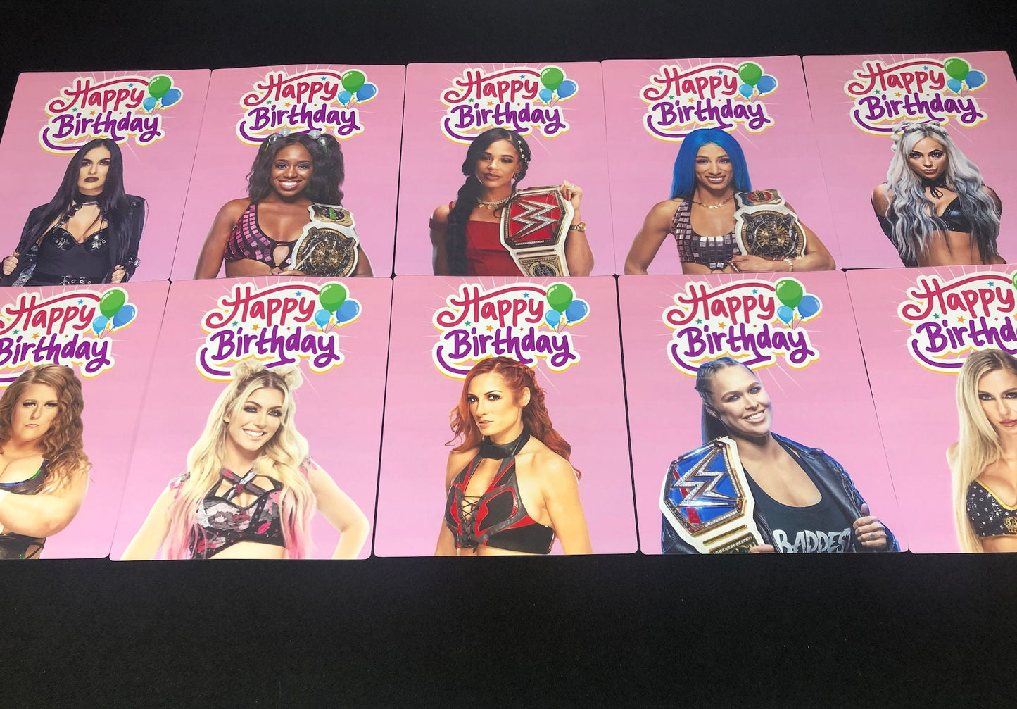 Wrestling Birthday Wall Decorations : Girls