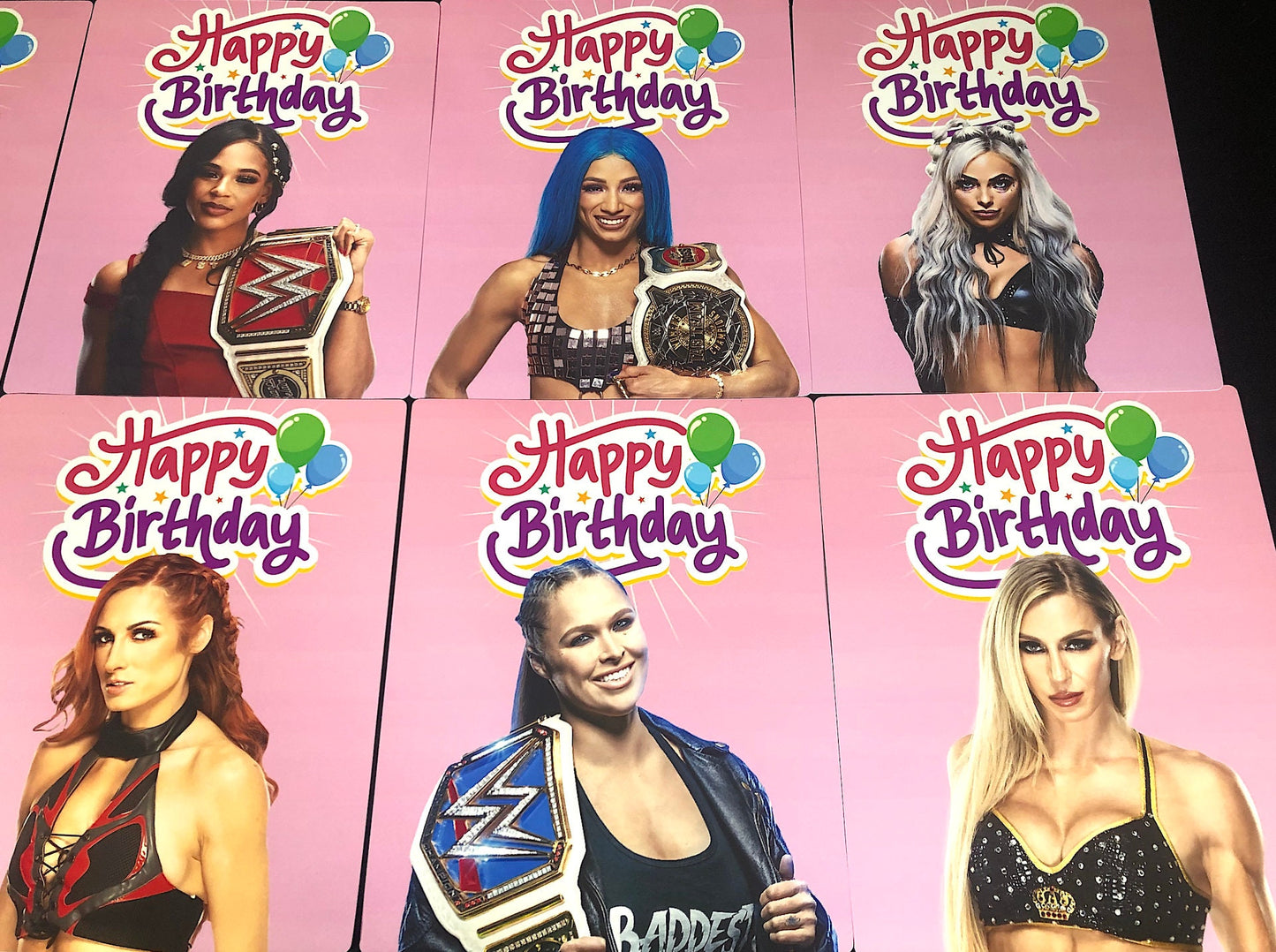 Wrestling Birthday Wall Decorations : Girls