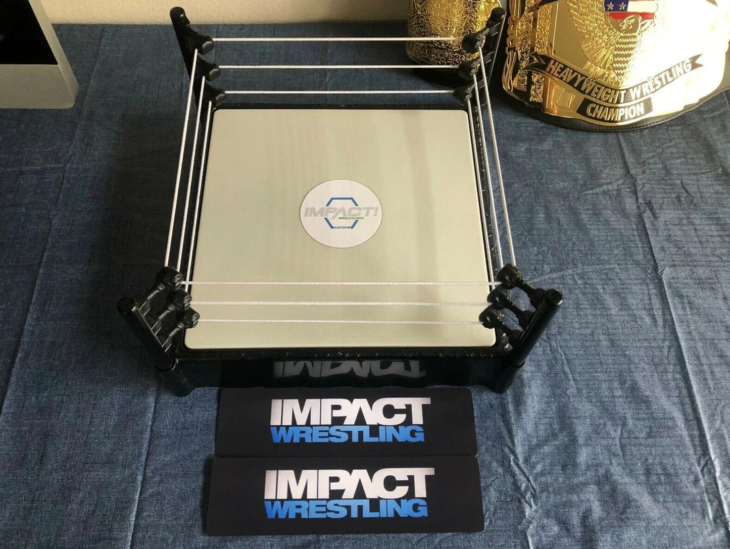 Impact Wrestling Basic Ring Stickers (Toys . Action Figures . Hulk Hogan . Randy Savage . Bret Hart . Children . Kids . Halloween)