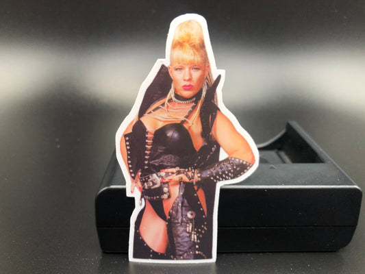 Luna Vachon Sticker (Wrestling . njpw . Scrapbook . journal . vinyl . Stickers . Gift . For Her . Birthday . Halloween . Christmas)