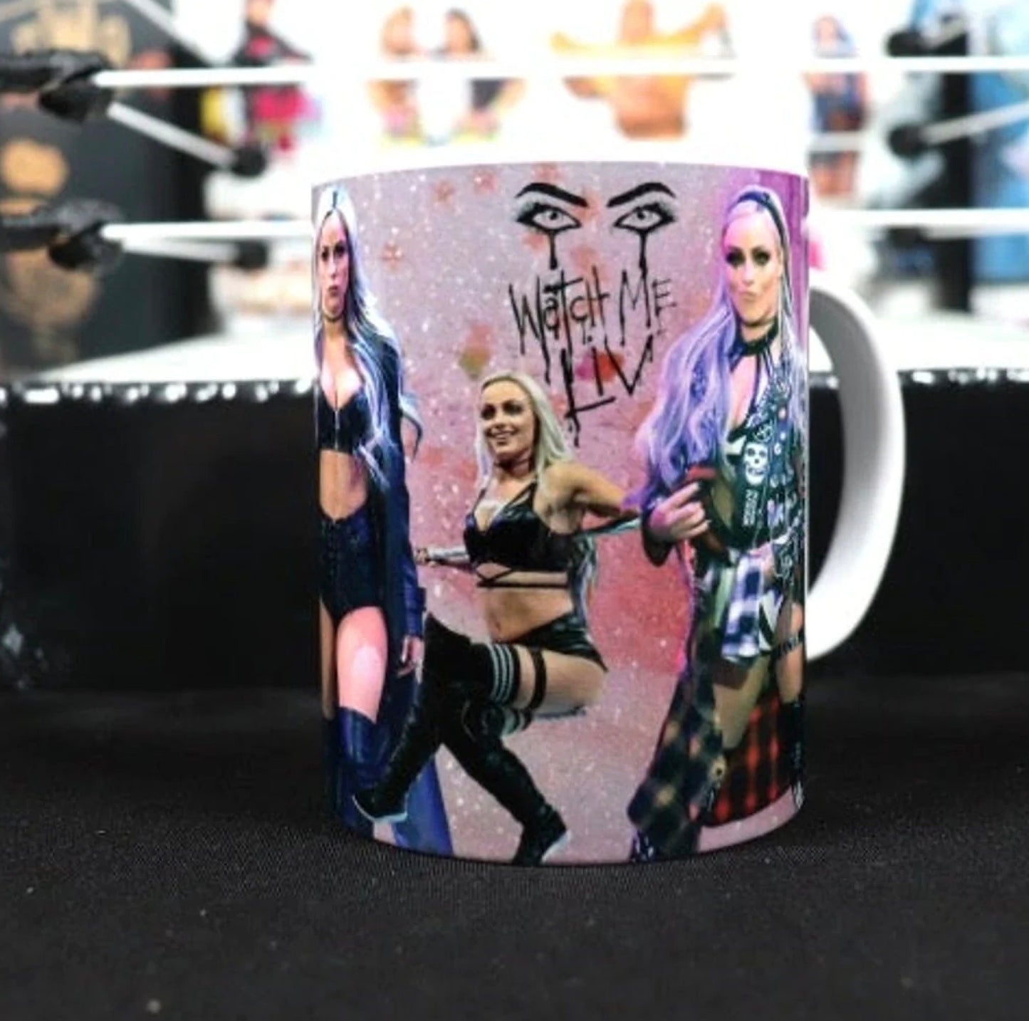 L1v M0rg@n Mug (15 0Z) Birthday . Birthday Gift . For Her . Girls Birthday . Greeting Card. Present . Gift . Wrestling . Love . Halloween