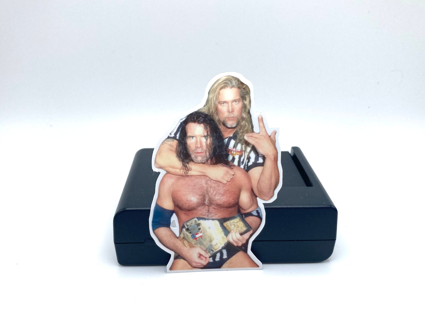 Sticker :  Scott Hall & Kevin Nash ~ Wrestling . Gift . Birthday . Scrapbook . Journal . Memories . For Him . Christmas . Halloween