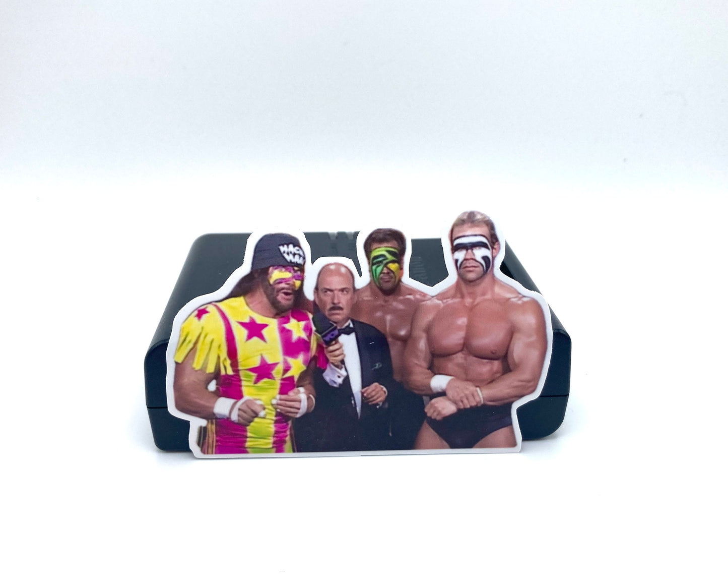 Sticker : St1nG, Lex Luger & Randy Savage (Wrestling . Stickers . Birthday . Gift . Pop Culture . Scrapbook . Halloween . Christmas)