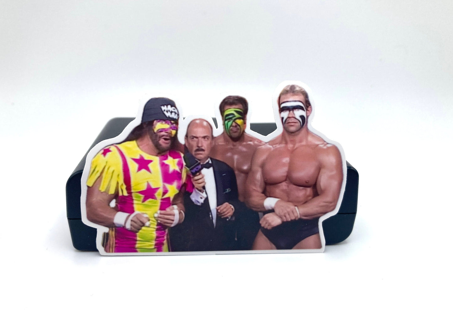 Sticker : St1nG, Lex Luger & Randy Savage (Wrestling . Stickers . Birthday . Gift . Pop Culture . Scrapbook . Halloween . Christmas)