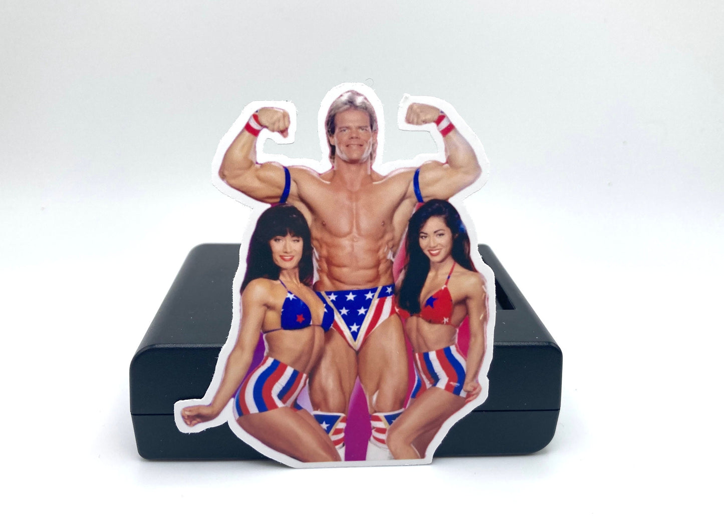 Sticker :  Lex Luger ~ Wrestling . Gift . Birthday . Scrapbook . Journal . Memories . For Him . Christmas . Halloween