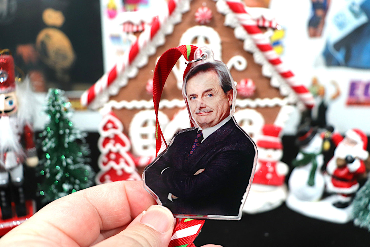 Mr Feeny ~ Boy Meets World Acrylic Christmas Tree Ornament