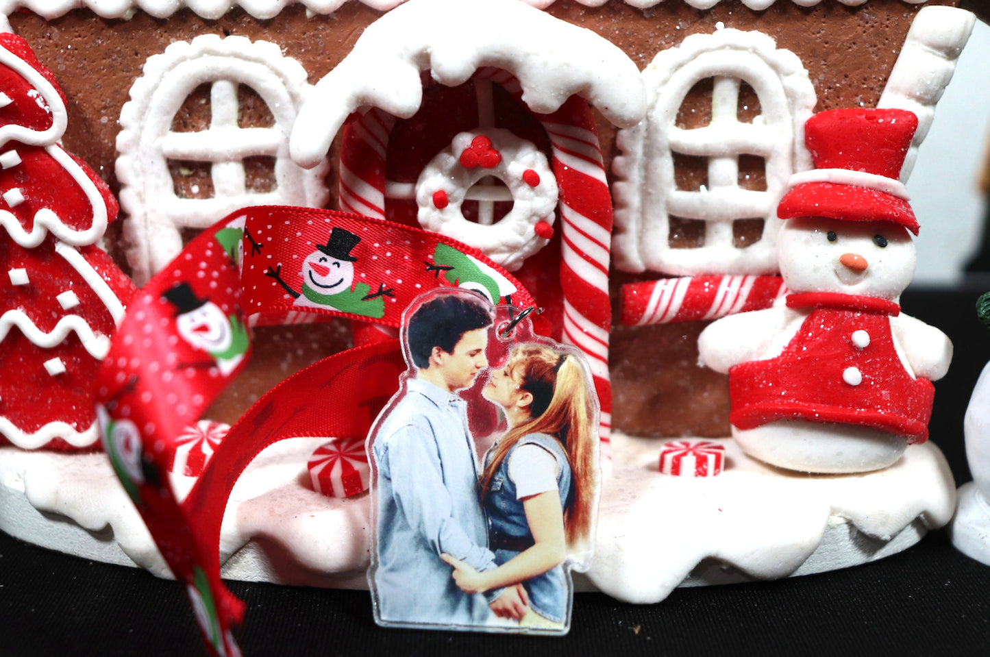 Cory N Topanga ~ Boy Meets World Acrylic Christmas Tree Ornament