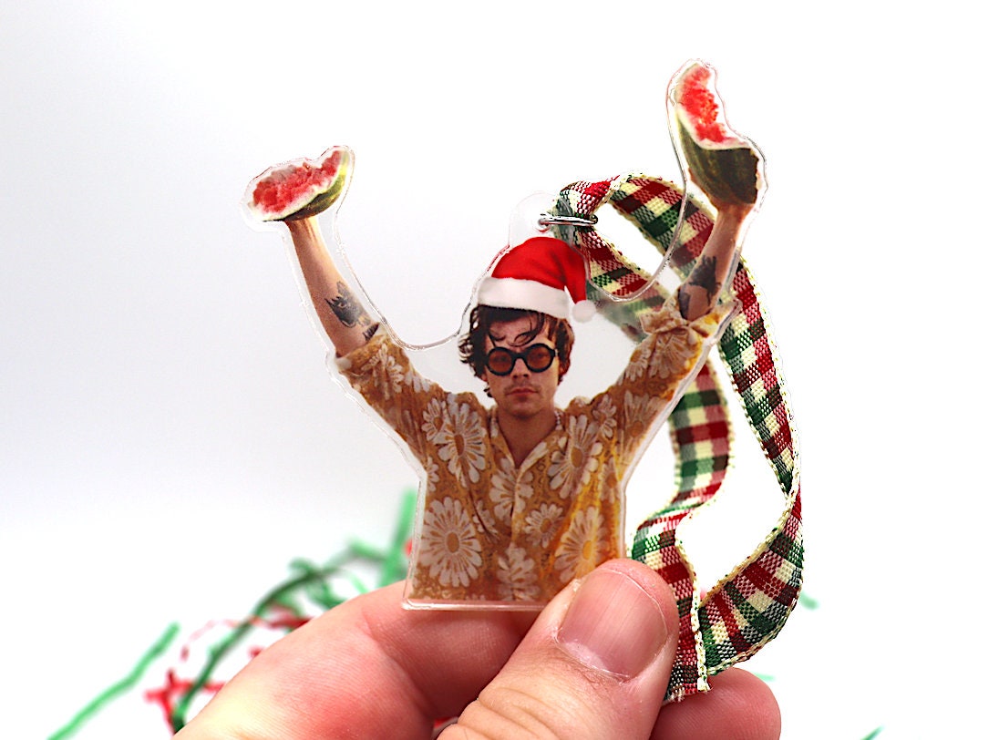 Harry Styles Acrylic Christmas Tree Ornament 5