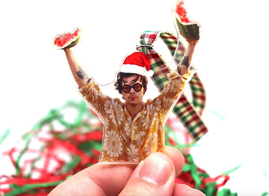 Harry Styles Acrylic Christmas Tree Ornament 5